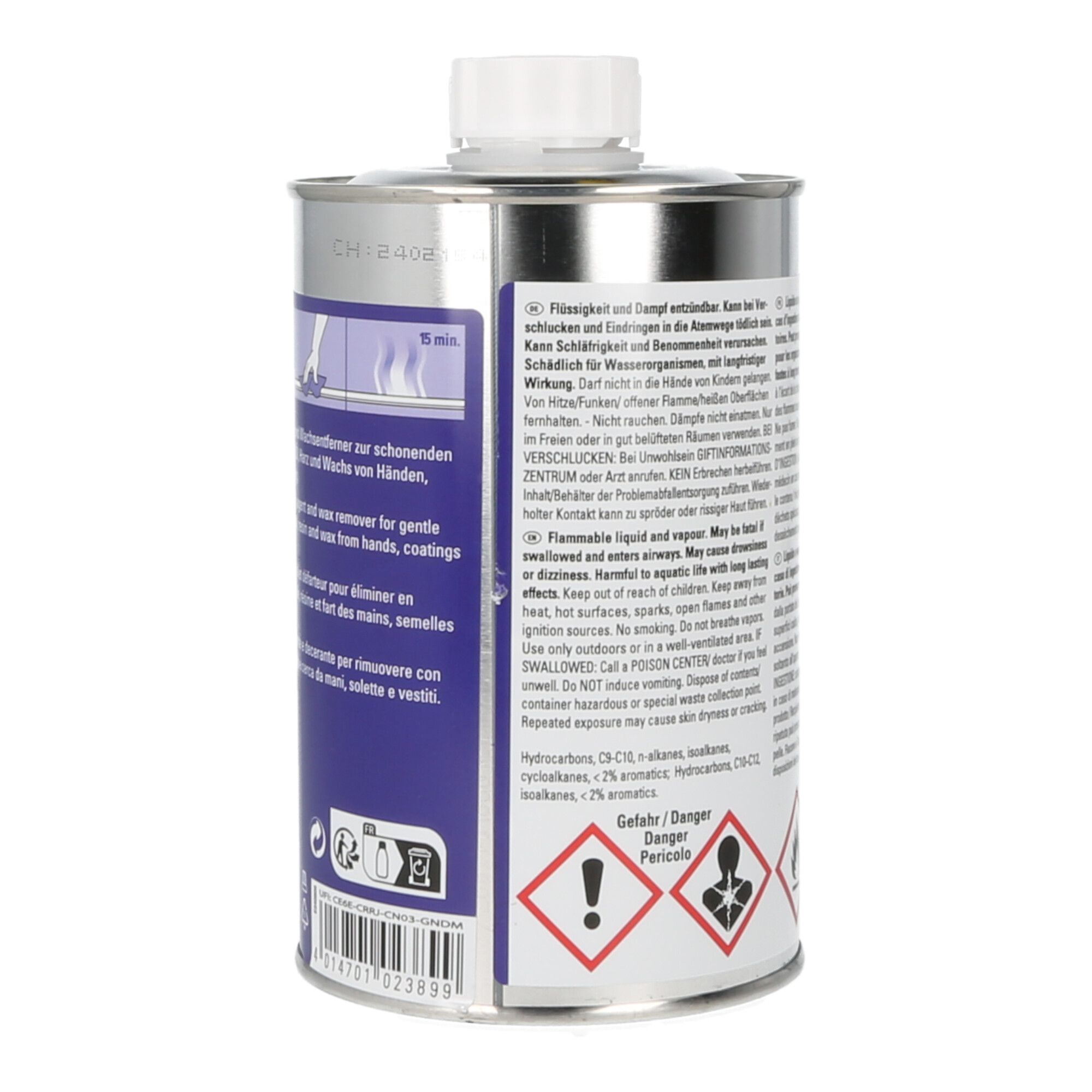 Holmenkol Wax Remover Cleaner Reiniger 500 ml akt