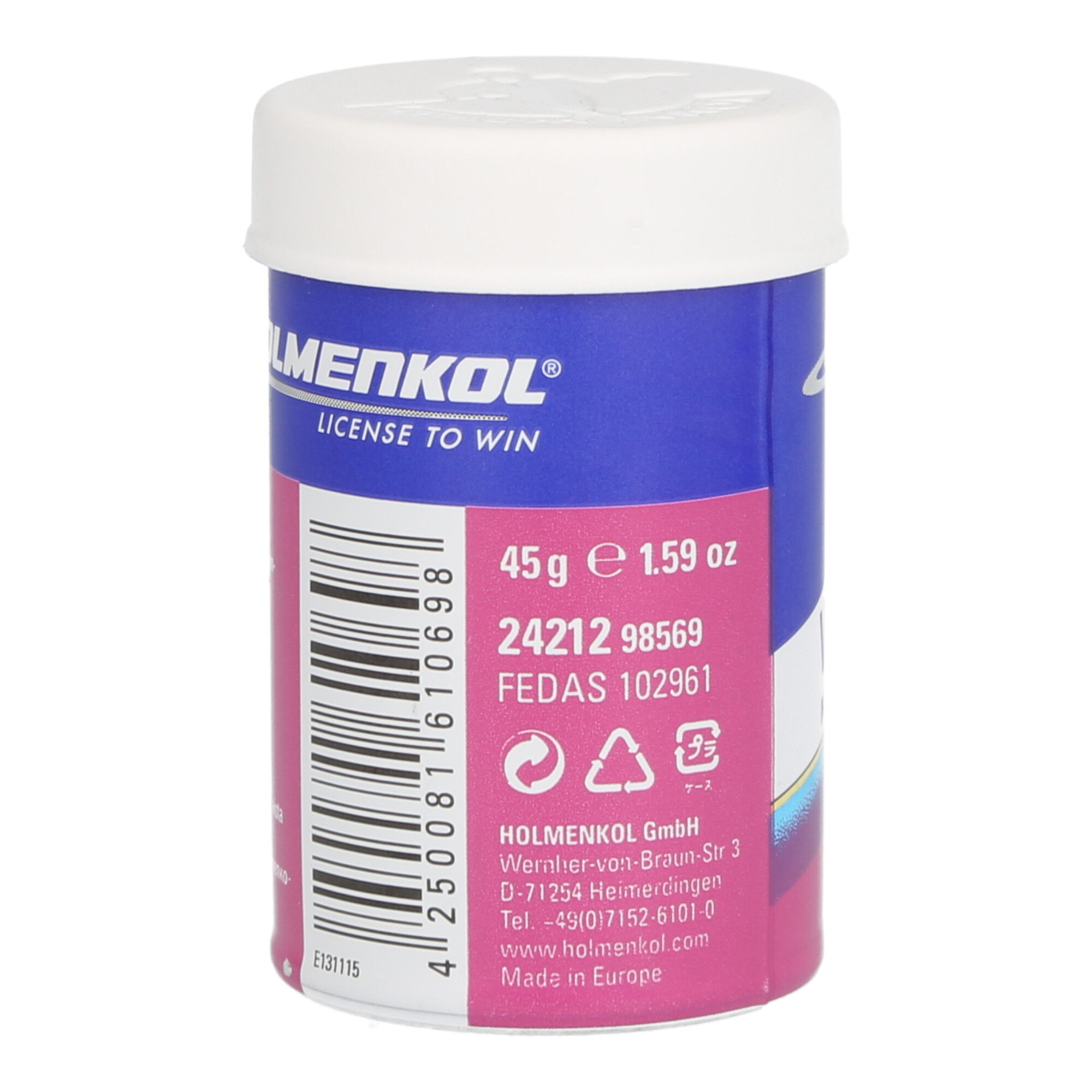 HOLMENKOL Grip Wax VIOLET SPEZIAL 0°C bis -2°C 45g