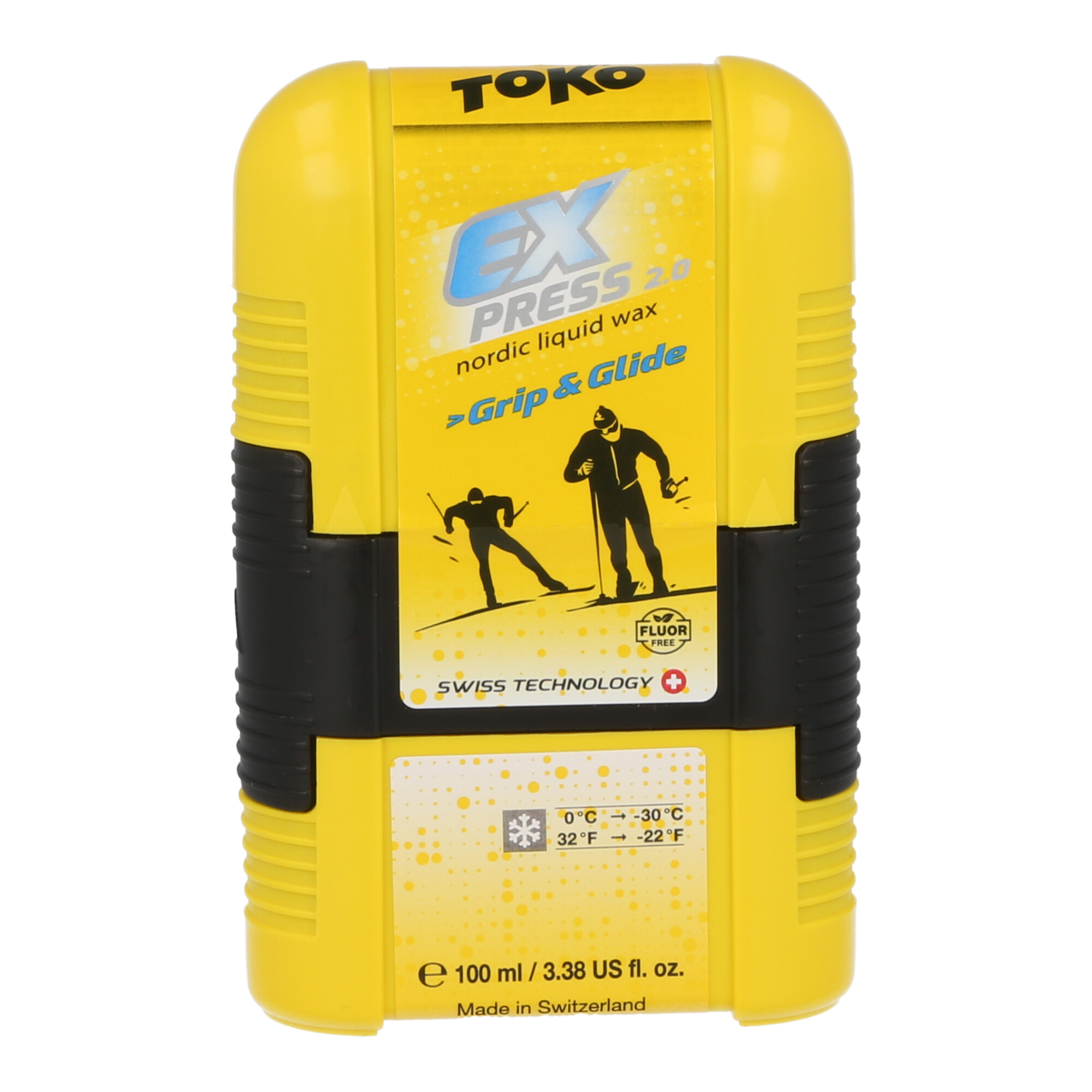 TOKO Schuppen-Ski Flüssigwax 100ml "Express Grip & Glide", Pocket