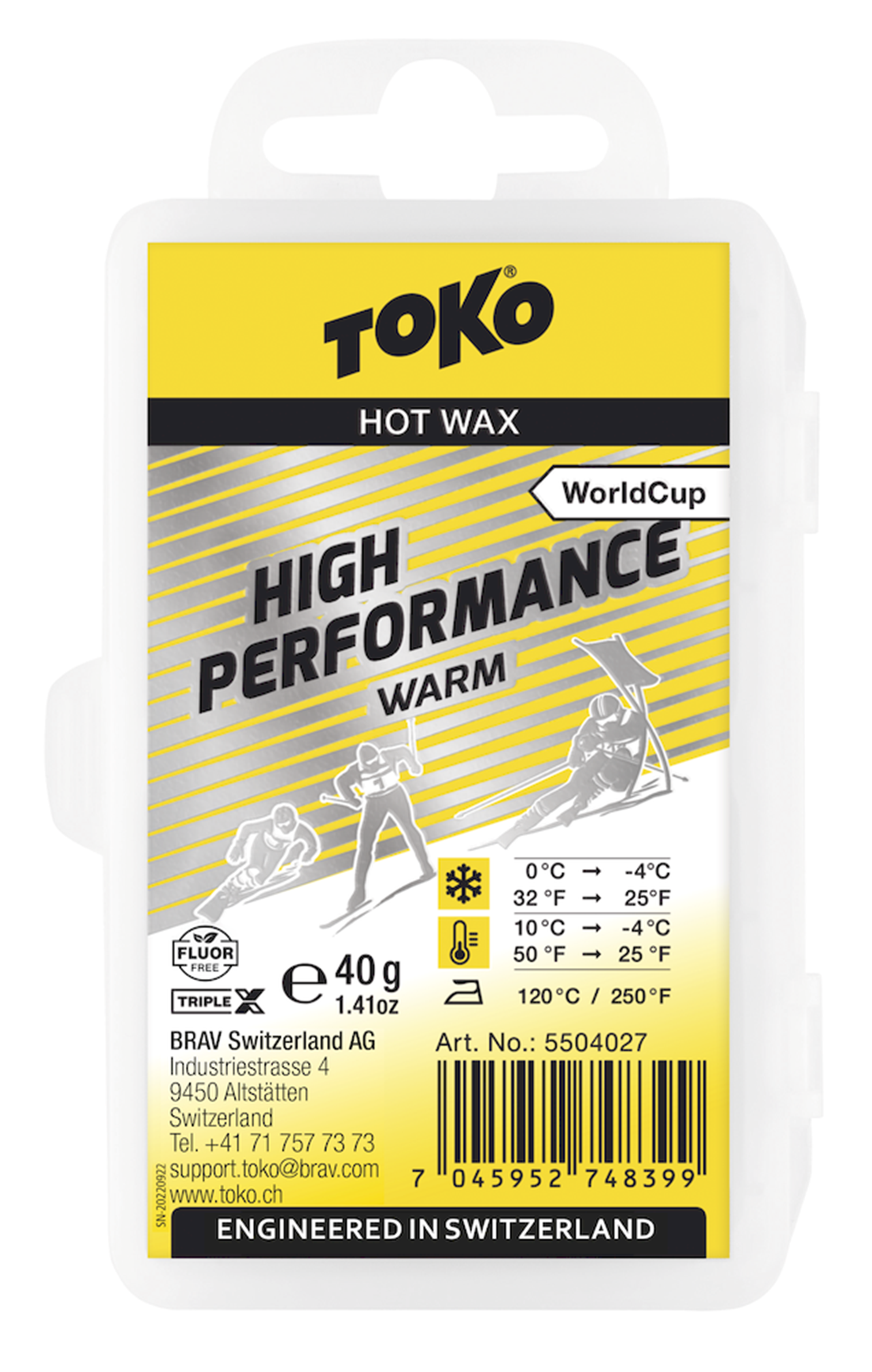 Toko High Performance Warm 40g
