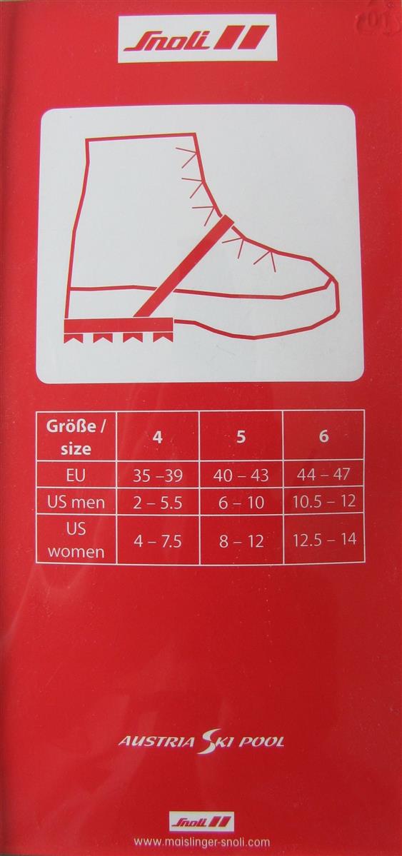 SNOLI Schuhkrallen "Eisschutz" - Größe (EU) 35-39