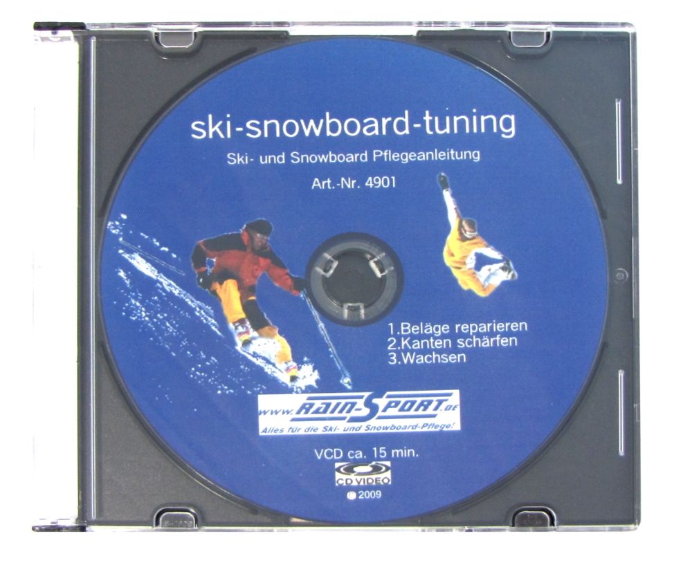 Ski- und Boardpflege-Anleitung "Ski-Snowboard-Tuning" - VCD