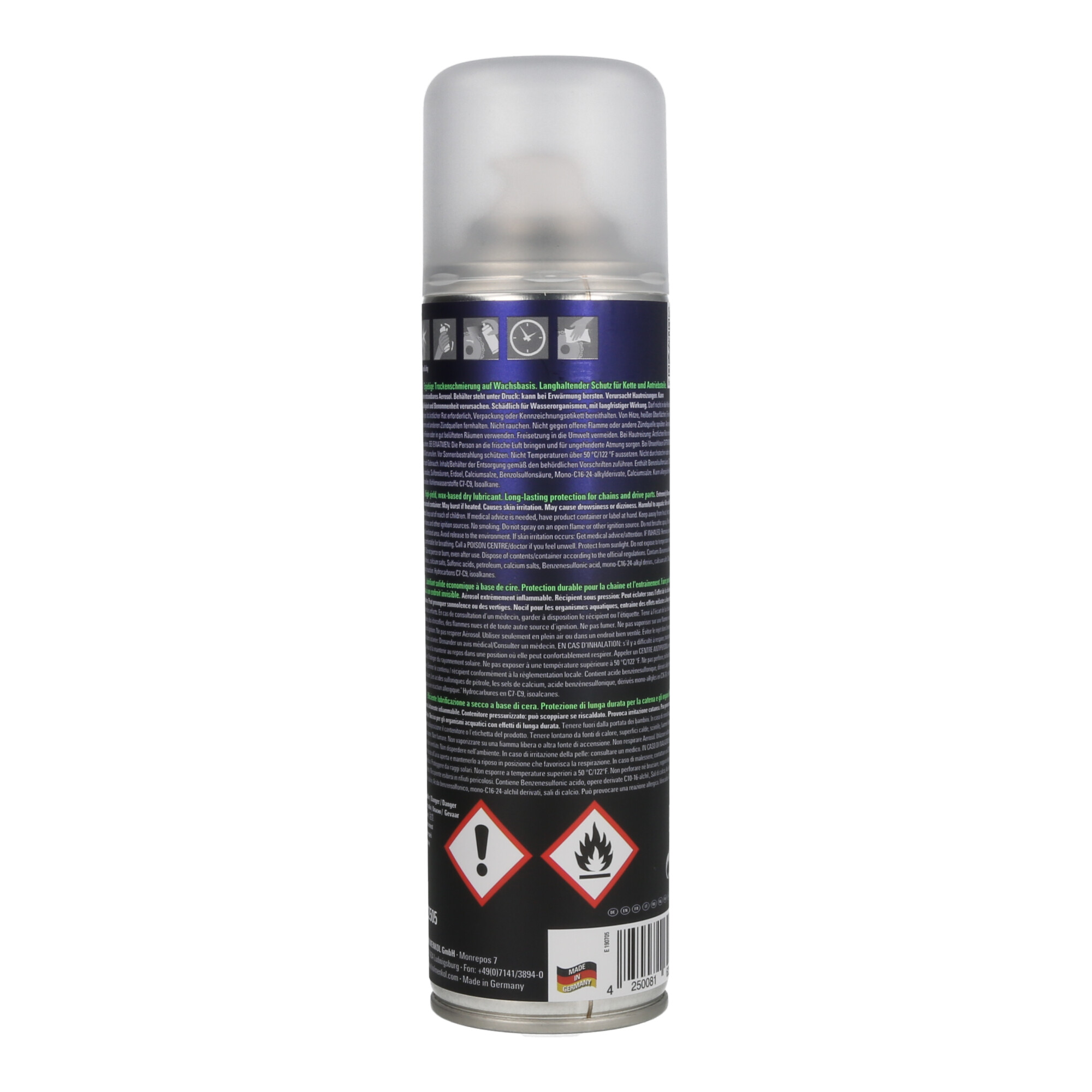 Holmenkol Chainwax 250ml Kettenwachs zur Kettenschmierung