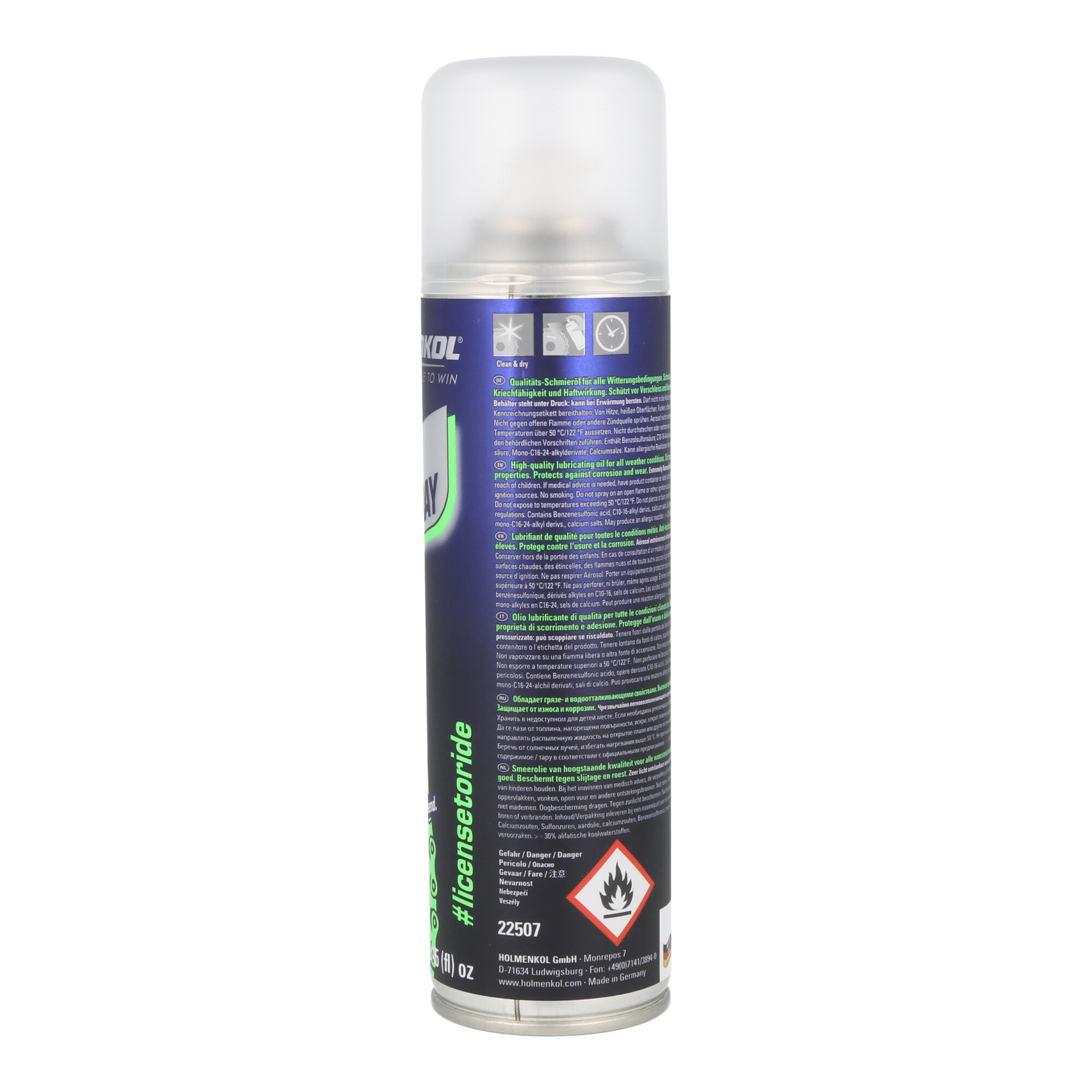 Holmenkol Classic Lube Spray 250ml Schmieröl Kettenschmierung Kettenöl