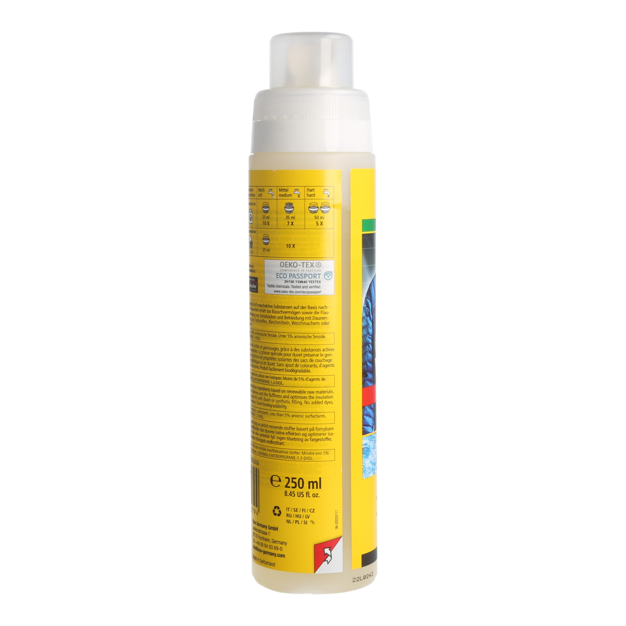 Toko Unisex Eco Down Wash, transparent, 250 ml