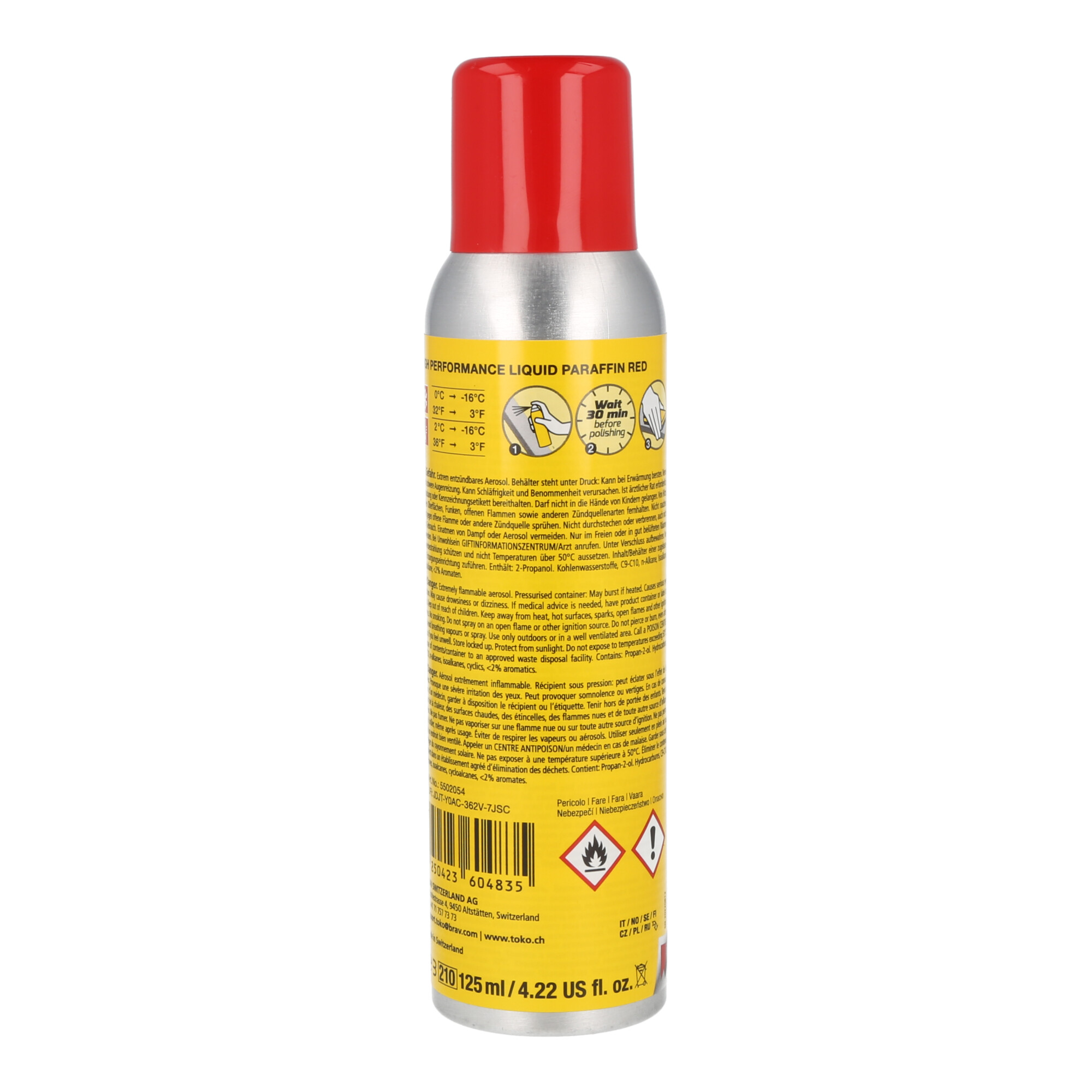 Toko High Performance Liquid Paraffin red 125ml