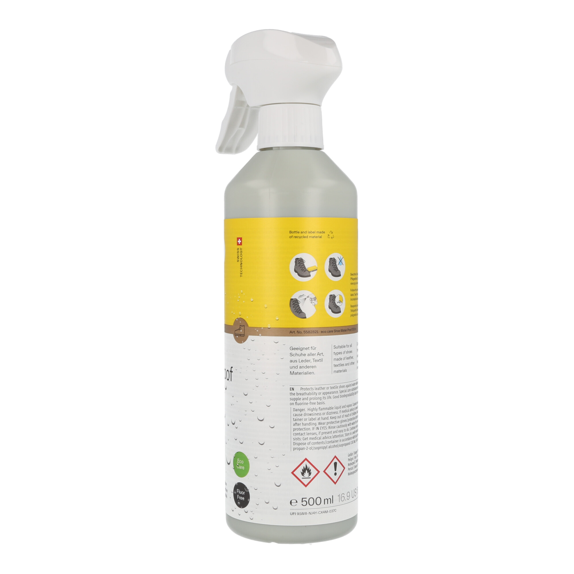 Toko Shoe Water Proof 500ml – Imprägnierspray & Pflege für Leder & Textilschuhe