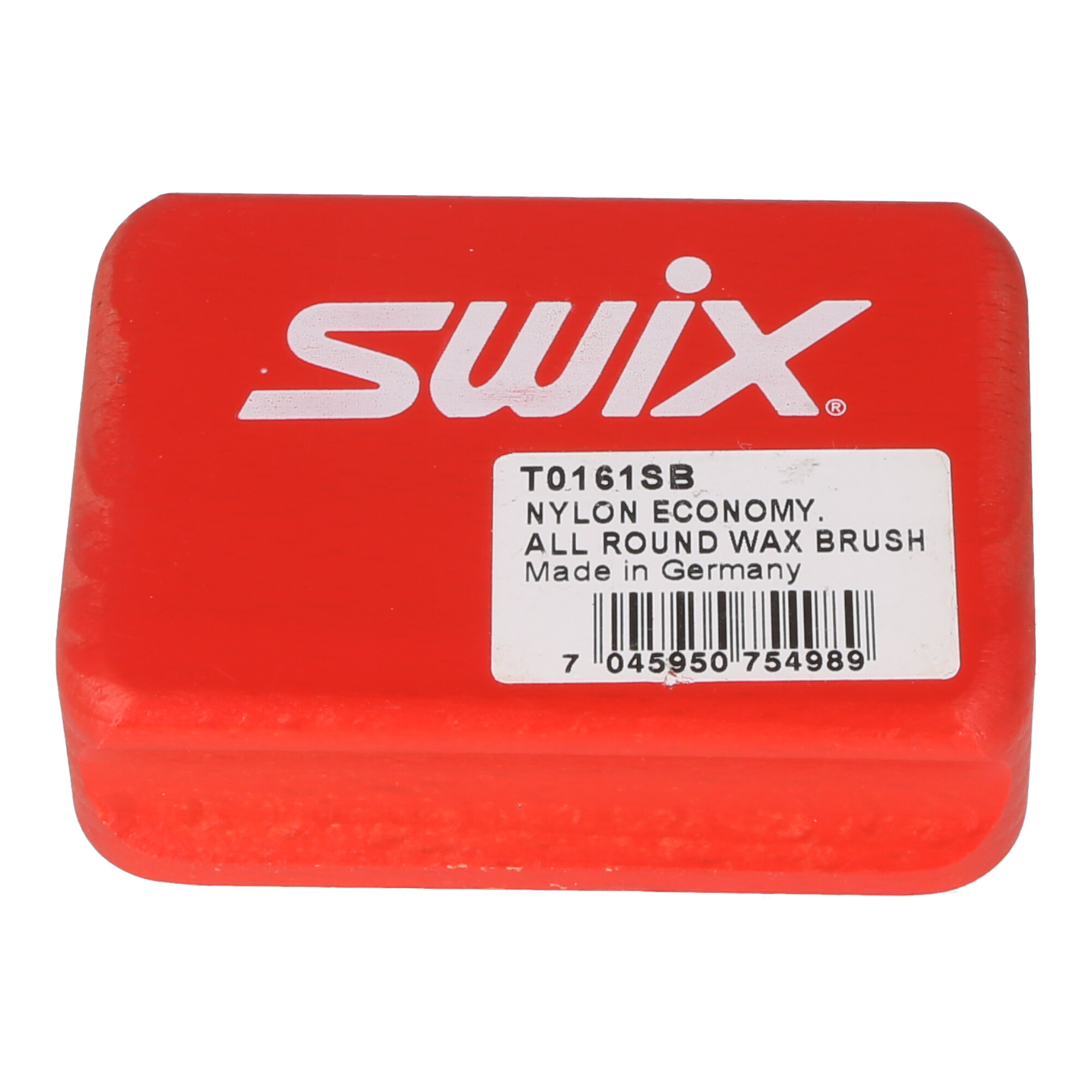 Swix Nylonbürste klein T0161SB – Skibelagbürste für Politur nach dem Wachsen