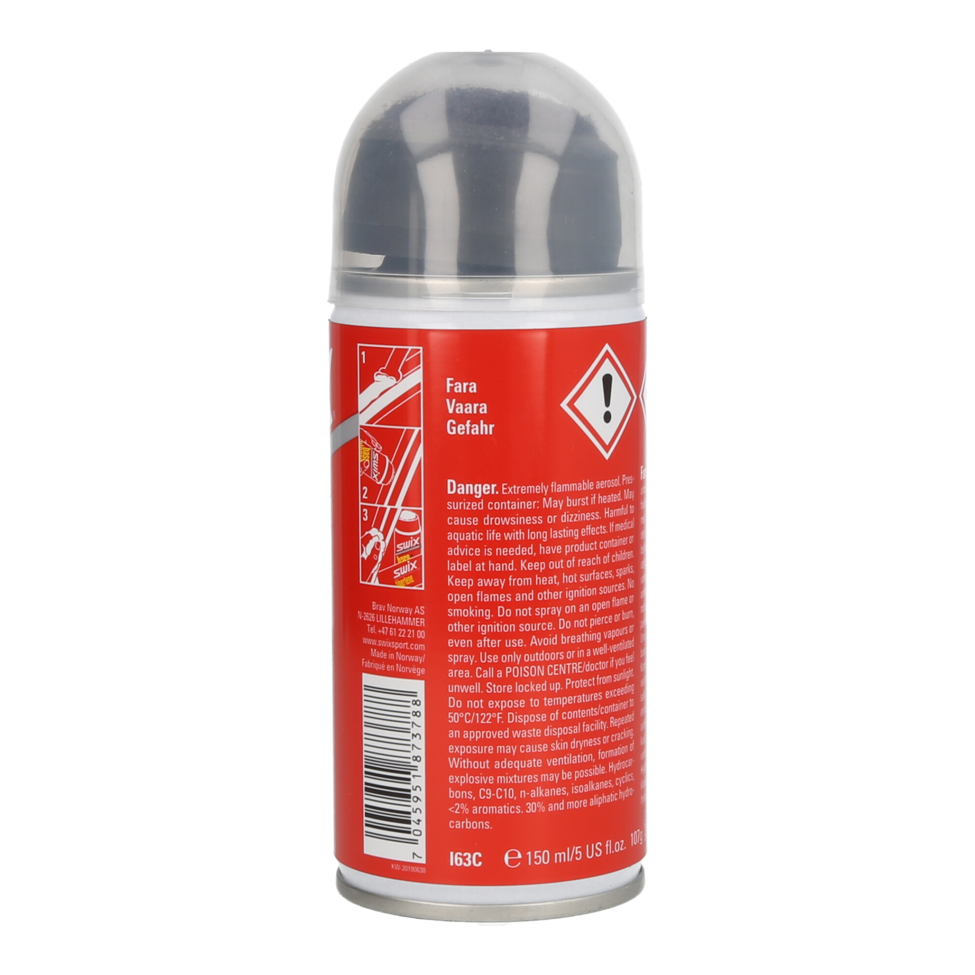 Swix Base Cleaner mit Applikator 150ml