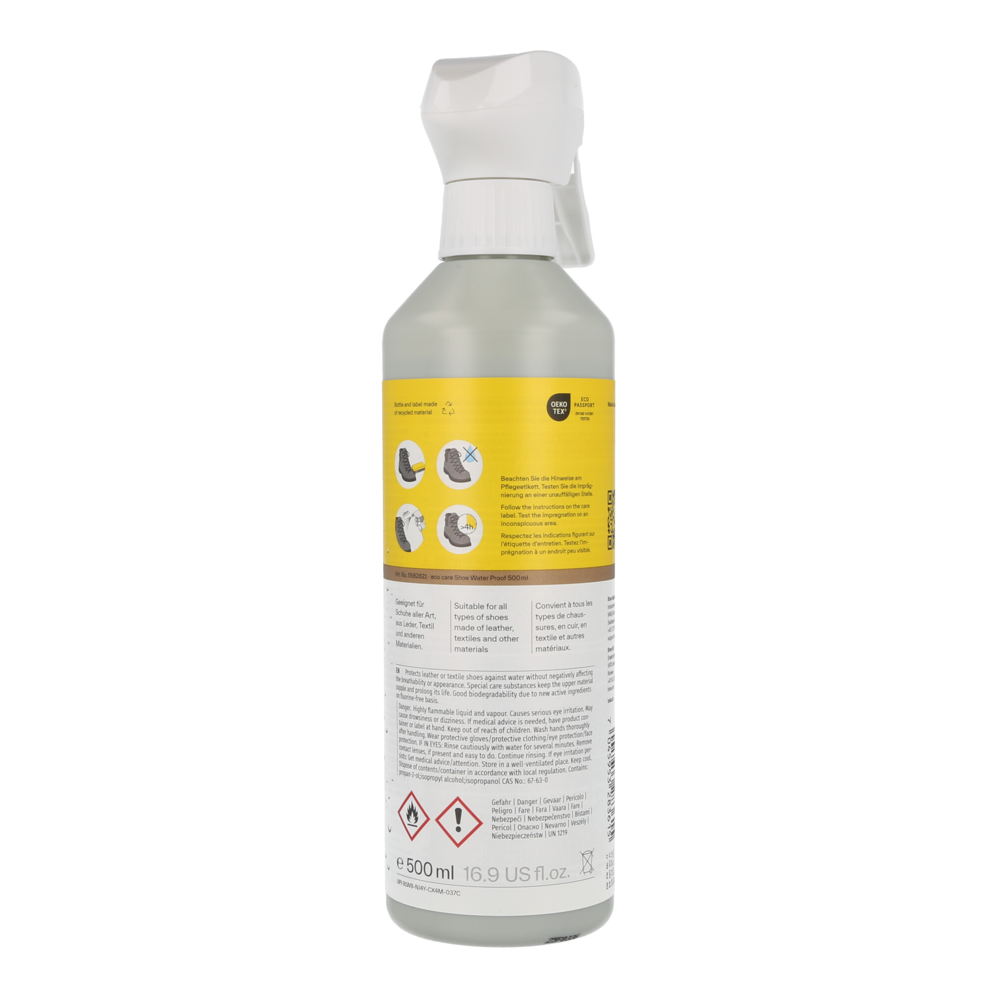 Toko Shoe Water Proof 500ml – Imprägnierspray & Pflege für Leder & Textilschuhe